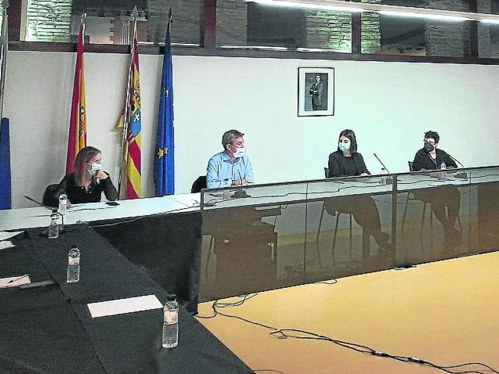 Pleno celebrado el jueves en la corporación municipal grausina