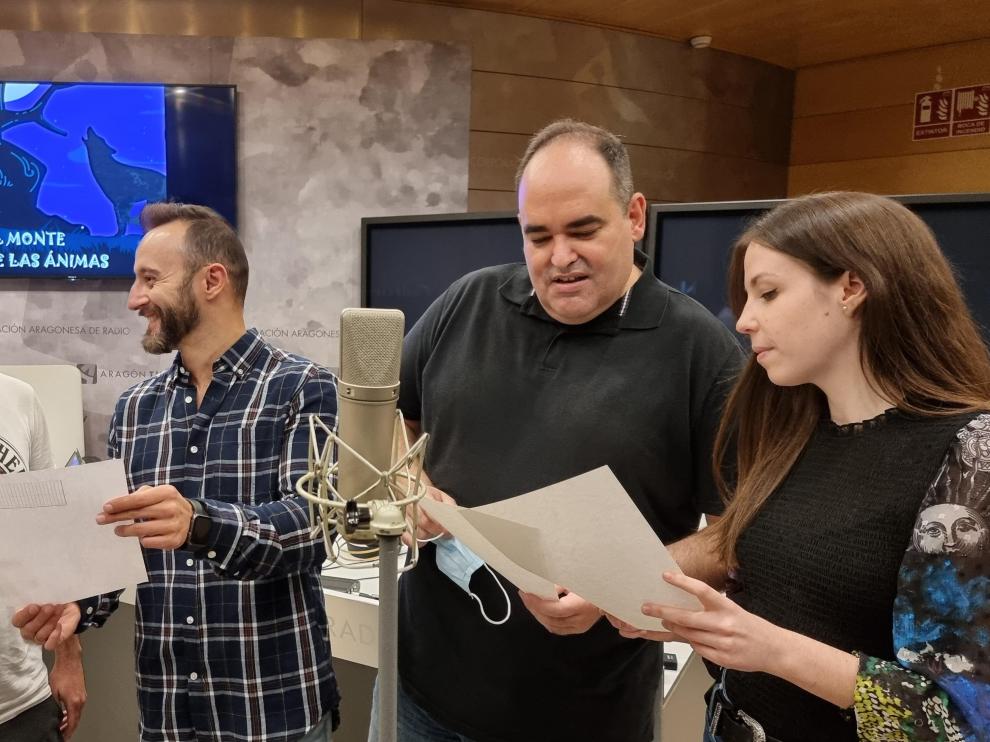 Grabación de El Monte de las Ánimas para Aragón Radio