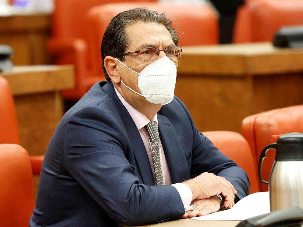 Enrique Arnaldo Alcubilla durante su comparecencia.