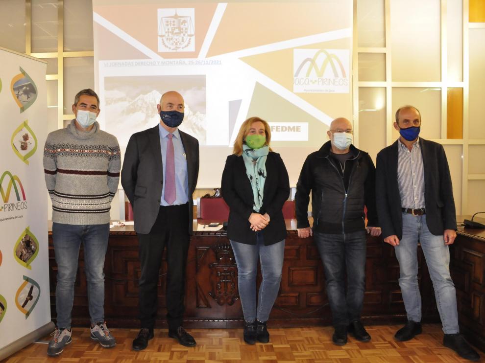 Íñigo Ayllón, Ángel García Bernués, Olvido Moratinos, Julio Rojas y Alberto Ayora.