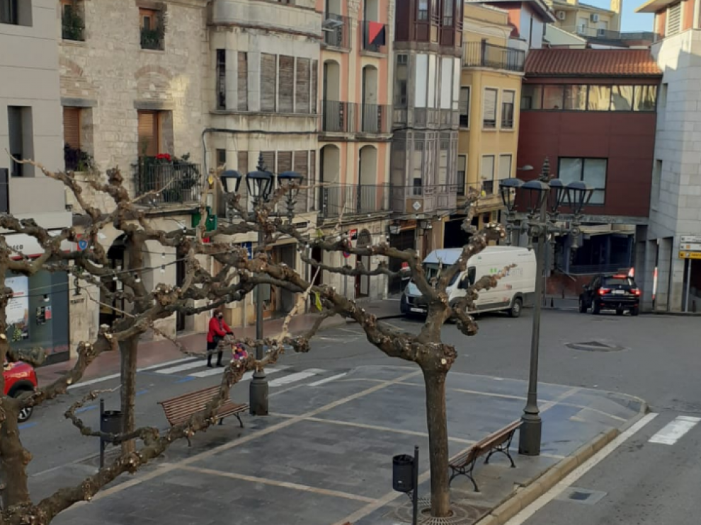 Paseo del Segoñé de Fraga.