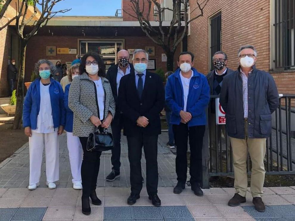 El Justicia de Aragón en el centro de Salud de Barbastro.