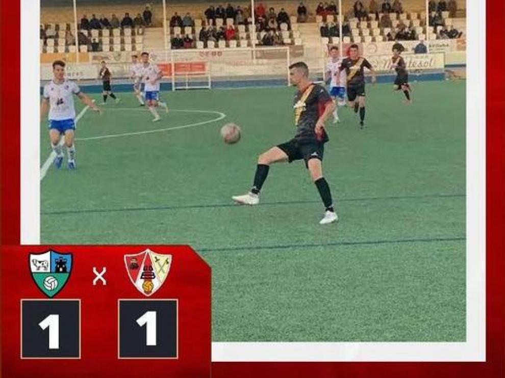Empate para el Barbastro en este jornada.