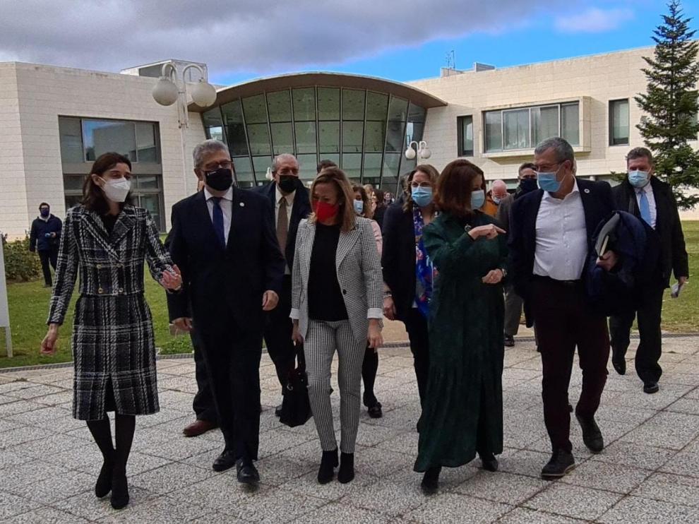 Visita de Pilar Llop a Teruel.