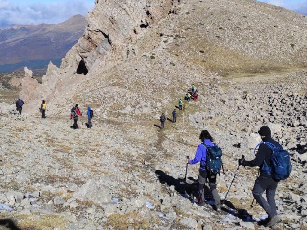El grupo Travesías Pirenaicas de Peña Guara completó una nueva excursión.