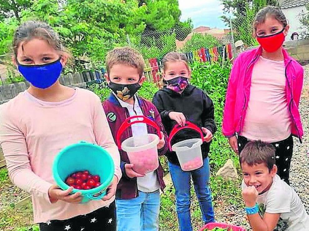 Los niños del colegio rural se benefician de una visión de la enseñanza diferente.