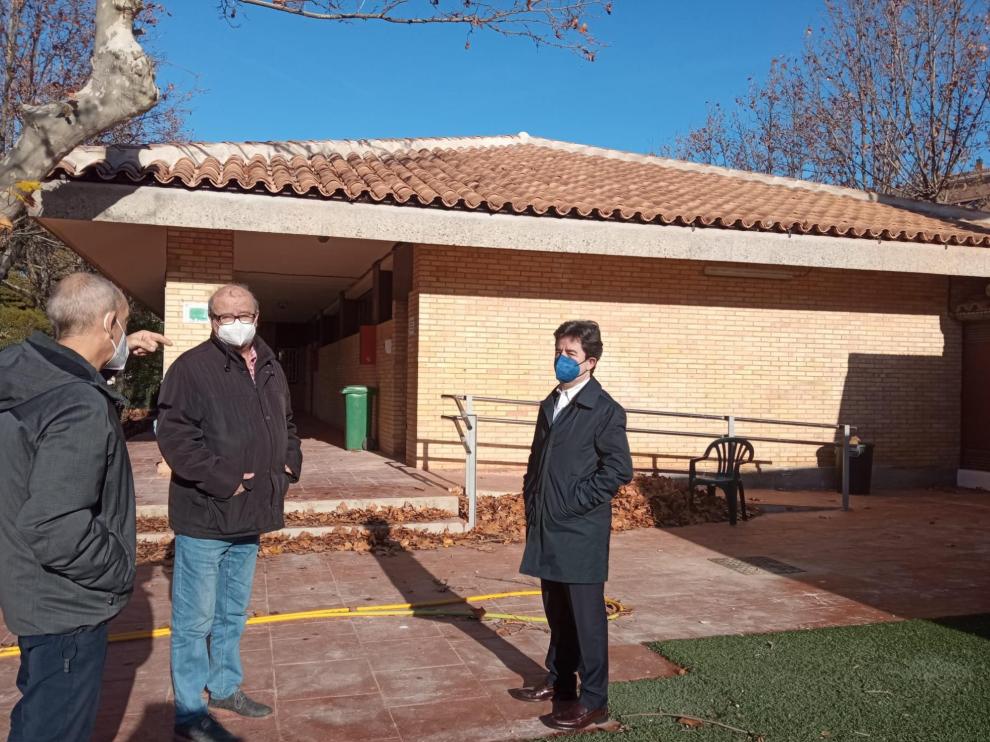 Vestuarios del camping de Huesca.