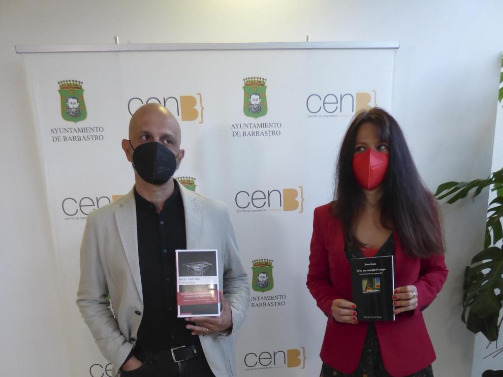 Jorge Carrión e Iona Gruia, ganadores de los últimos ‘Ciudad de Barbastro’ y ‘Hermanos Argensola’.