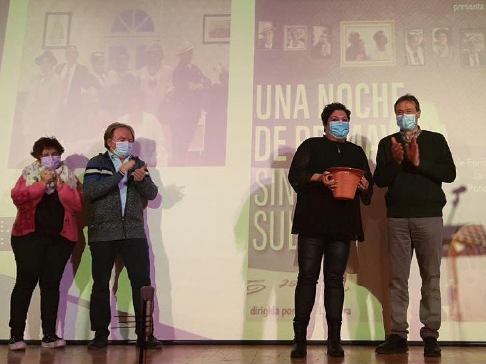 Qiuntus Teatrae recogió el premio a Mejor Grupo del XX Certamen Pedro Saputo.