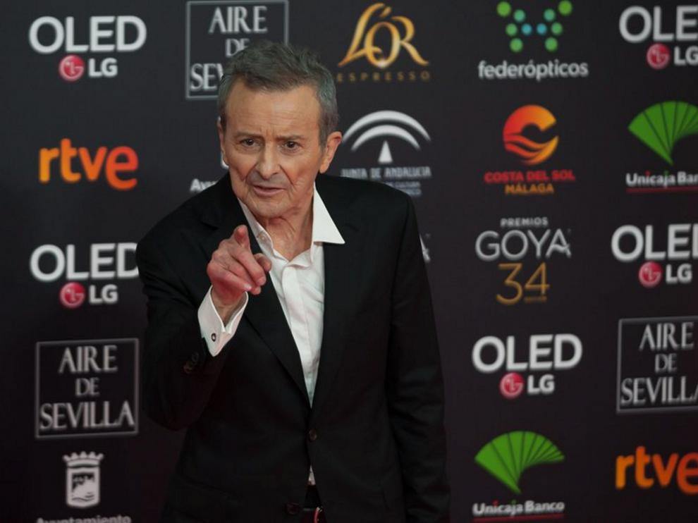 Juan Diego en la gala de la XXXIV edición de los Premios Goya, a 25 de enero de 2020, en Málaga.