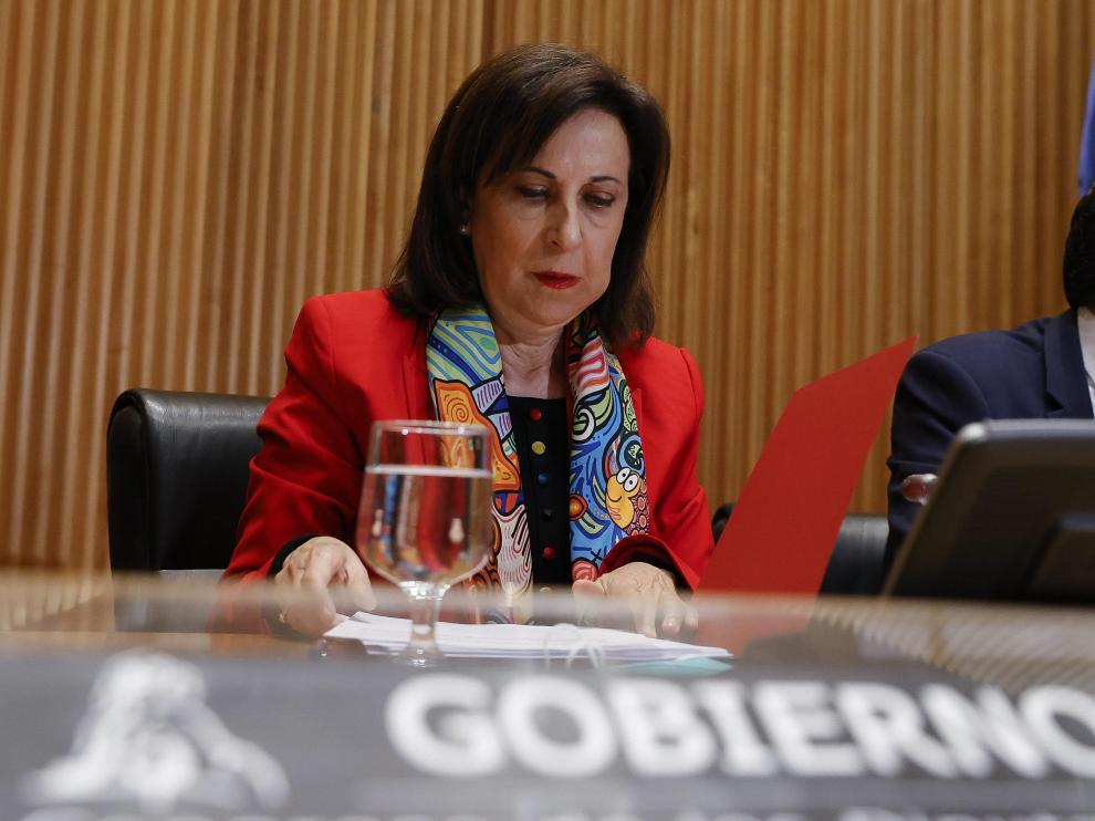 Comparecencia de Margarita Robles, ministra de Defensa, ante la Comisión de Defensa del Congreso, este miércoles