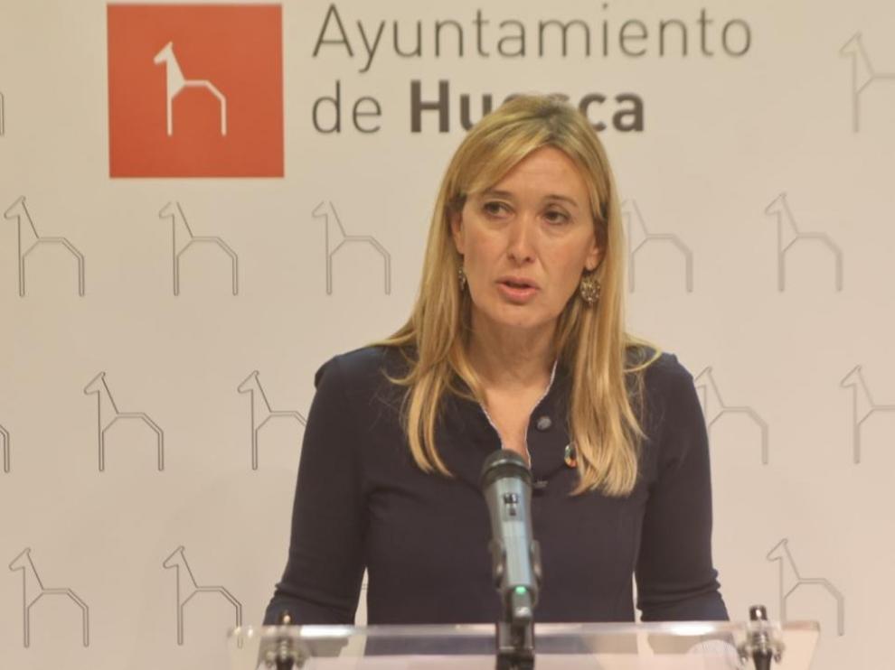 Cristina de la Hera, concejala de Tecnología y Administración Electrónica en el Ayuntamiento de Huesca.