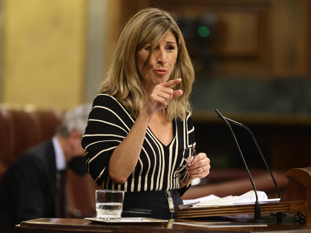 Yolanda Díaz, vicepresidenta segunda y ministra de Trabajo.