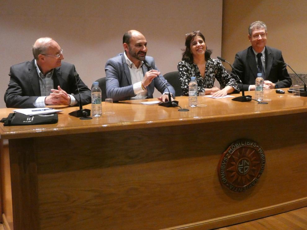 Ángel Luis Monge, Fernando Torres, Ángeles Pérez y José María Gimeno.