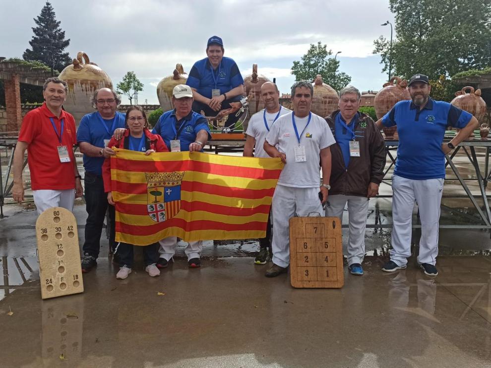 Representantes aragoneses en el Encuentro Internacional de Aranda de Duero.