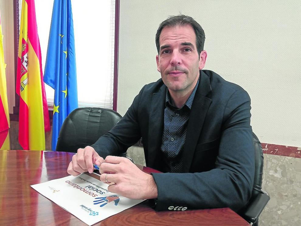Daniel Gracia preside la Comarca de Somontano desde 2019.