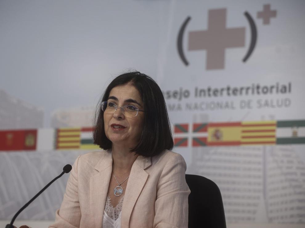La ministra de Sanidad, Carolina Darias.