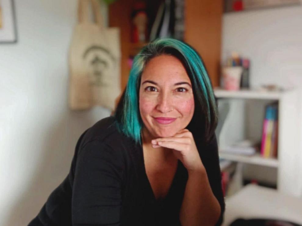 Ligia López vive y trabaja en Ayerbe, donde enseña técnicas de ‘naming’ y creación de marca.