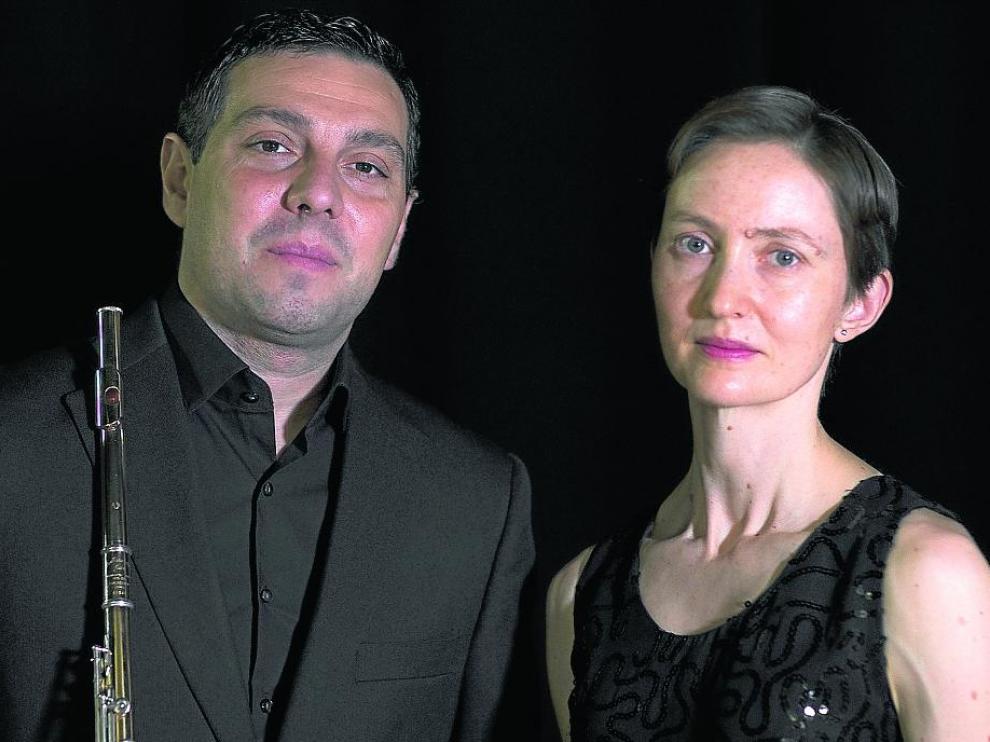 Francesco Mannis y Elene Aguilar forman el Dúo Euterpe.