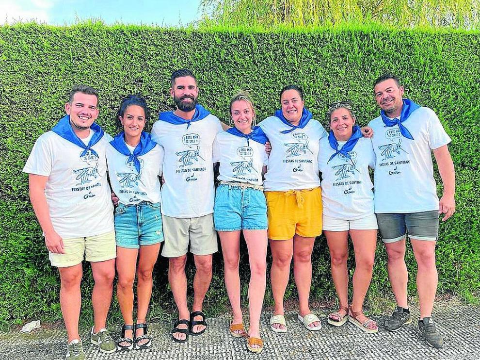 Miembros de la comisión de fiestas.