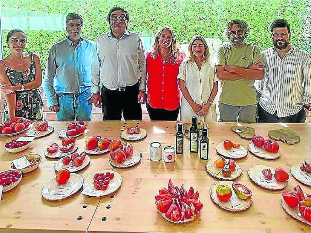 Muestra de tomates participantes en el certamen internacional de Manacor.