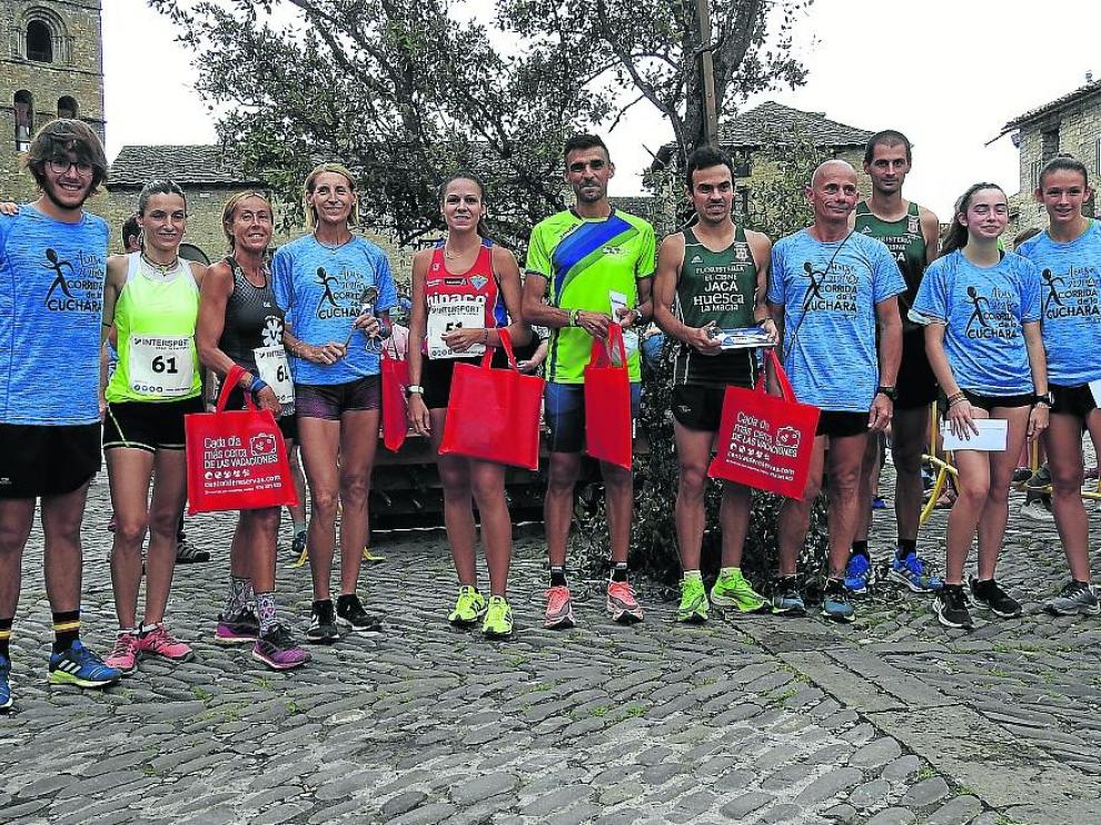 Ganadores y premiados en la pasada edición de la prueba.