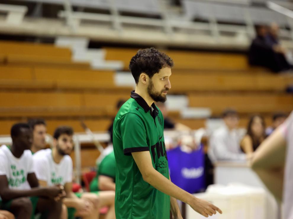 Santi Cerdán, entrenador del Lobe Huesca La Magia.