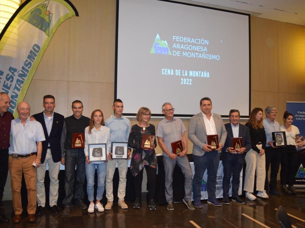 Premiados por la Federación Aragonesa de Montañismo.