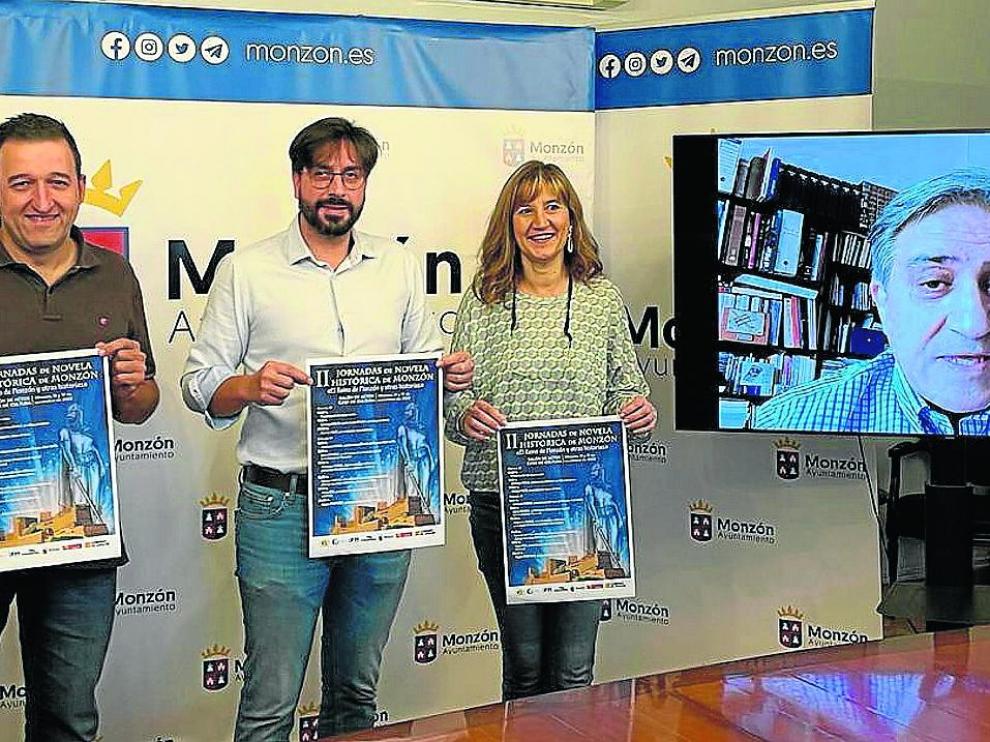 Álvaro Palau, Miguel Hernández, Olga Asensio y José Luis Corral, por video, presentaron las jornadas.