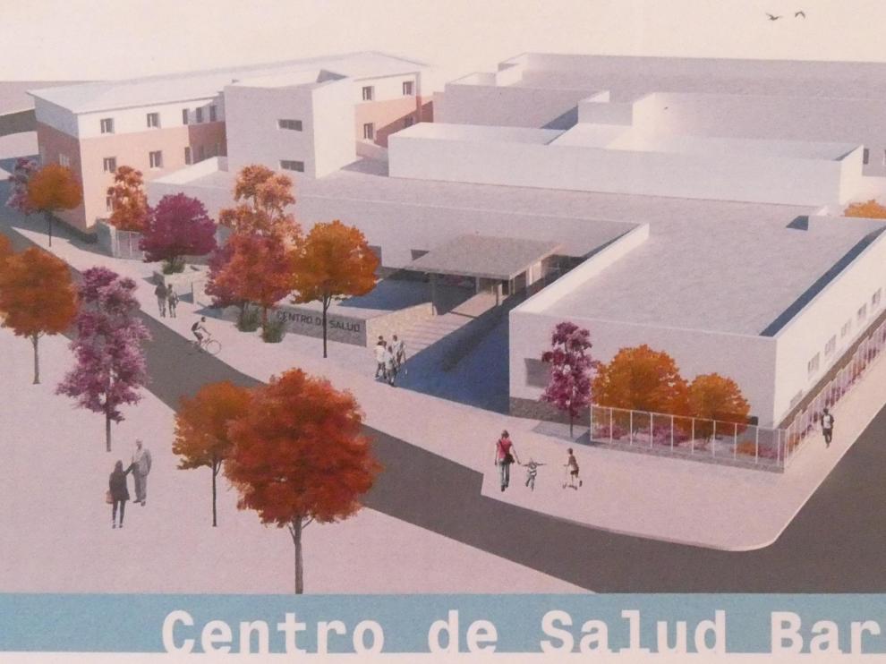 Proyecto del futuro centro de salud.