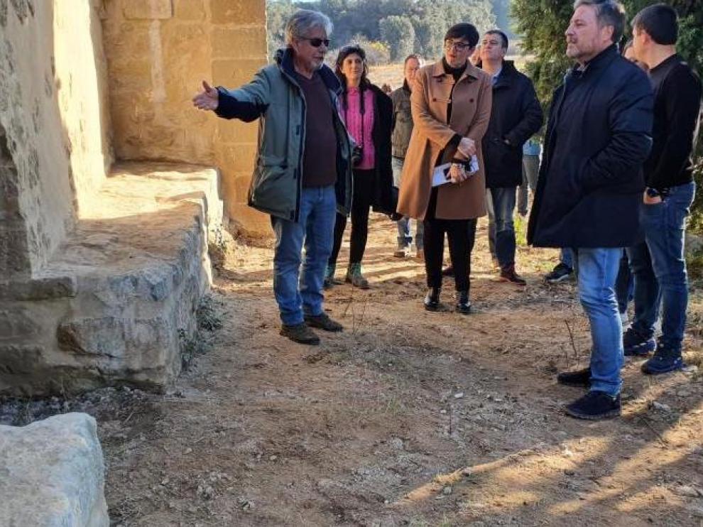 Visita a las obras de rehabilitación.