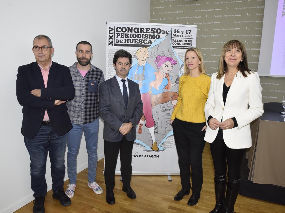 La presentación del XXIV Congreso de Periodismo de Huesca tuvo lugar este miércoles