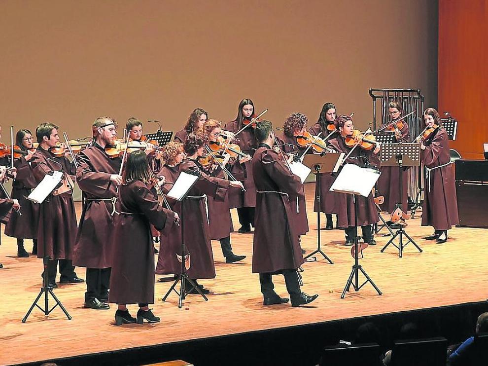 Imagen de archivo de uno de los conciertos de la Orquesta de Cámara de Huesca.