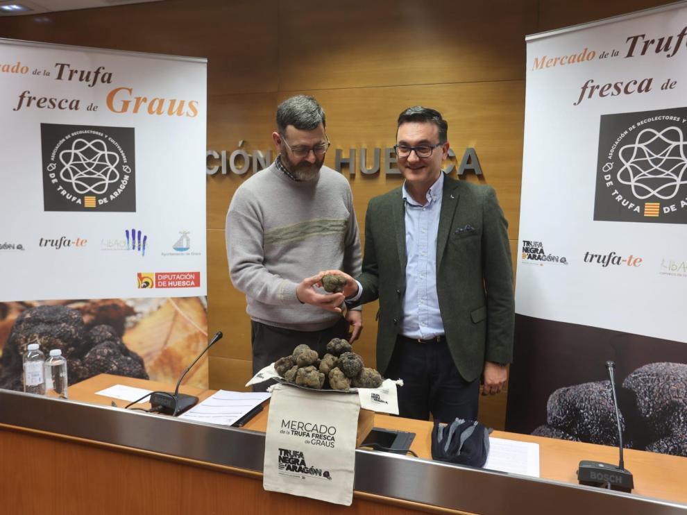 David Royo y Roque Vicente durante la presentación este miércoles en la DPH.