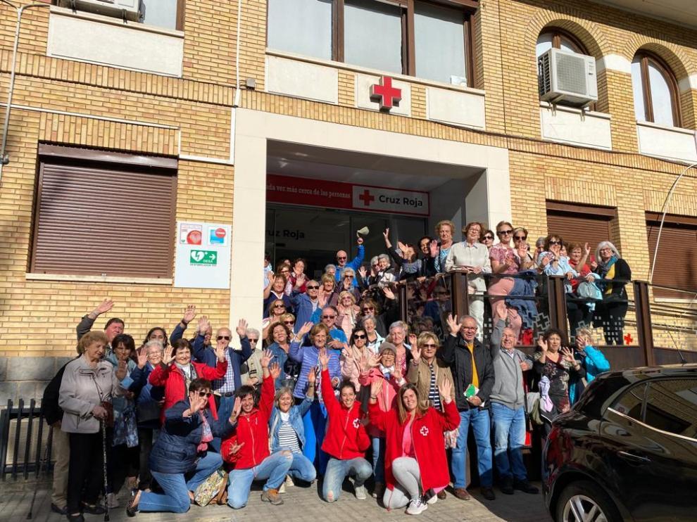 Foto de archivo en la sede de Cruz Roja Huesca, donde tendrá lugar el proceso electoral de los miembros del comité.