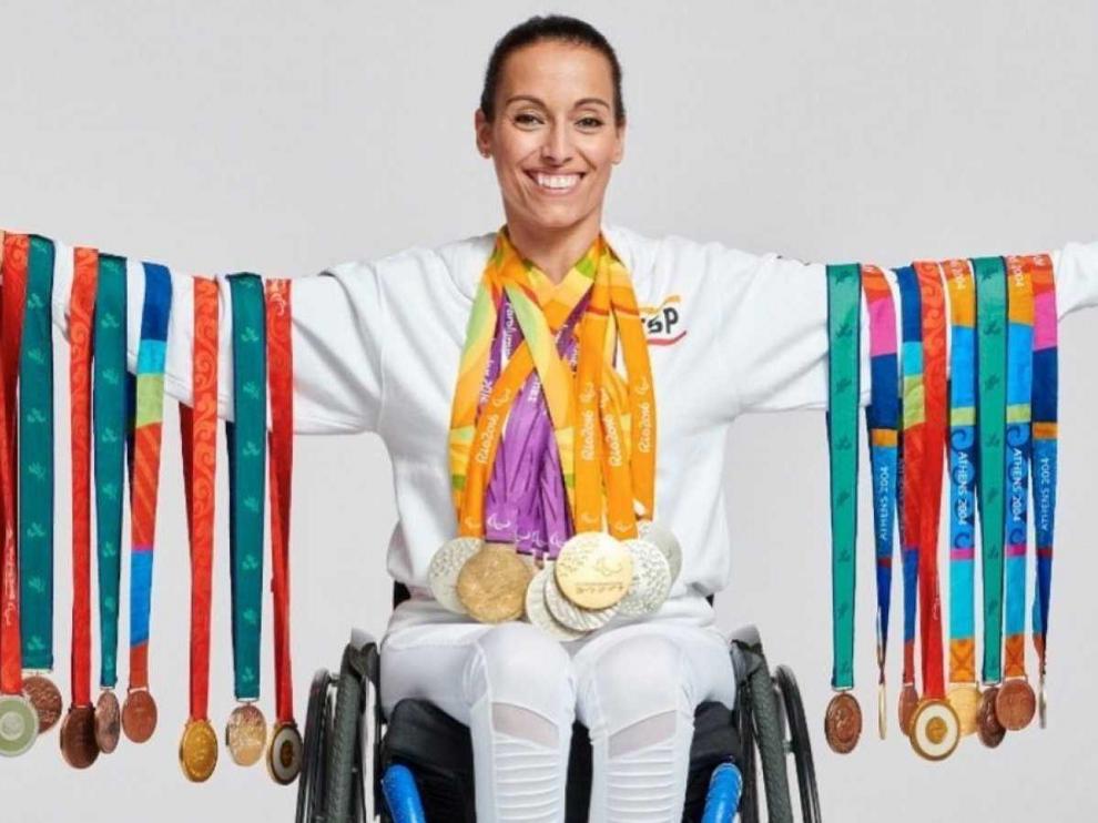 La aragonesa Teresa Perales es una de las deportistas paralímpicas más laureadas.