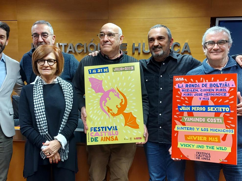 Imagen de la presentación del festival en Huesca.