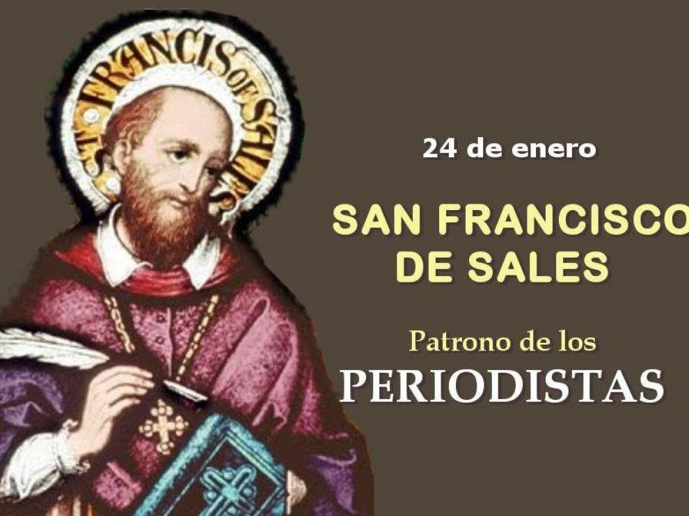 San Francisco de Sales, patrón de los periodistas.