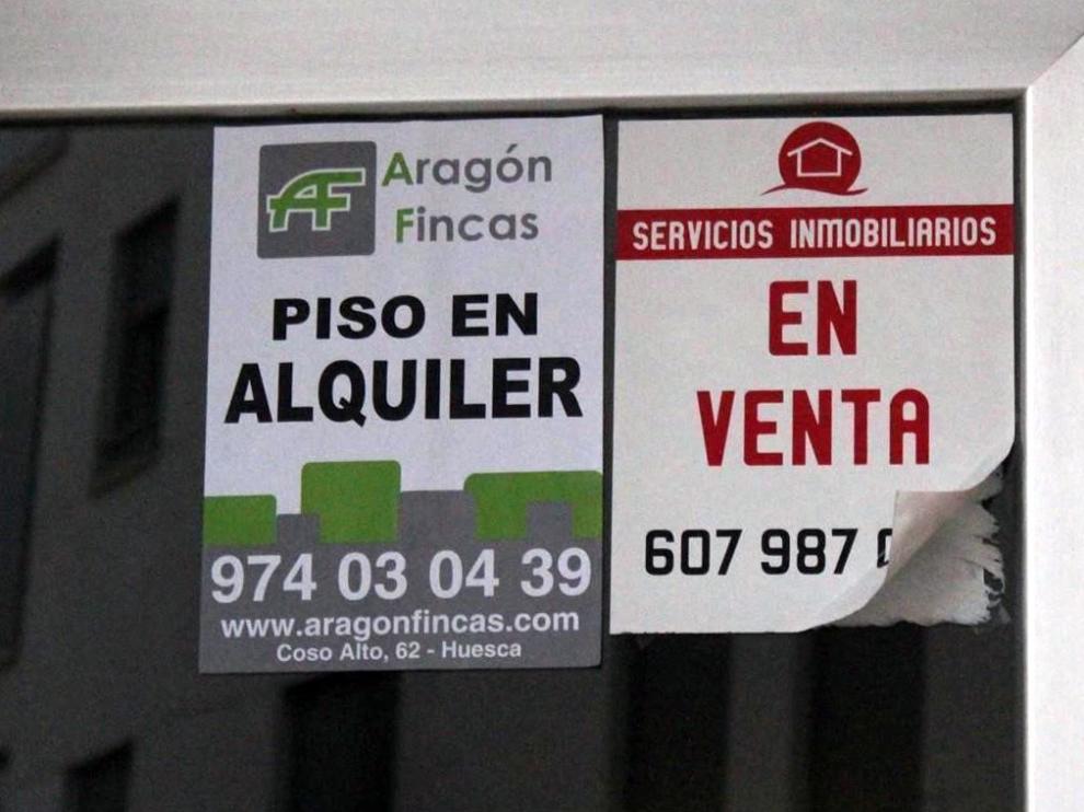 Los desahucios de alquiler en la provincia de Huesca siguen creciendo y son ya casi el 60 %