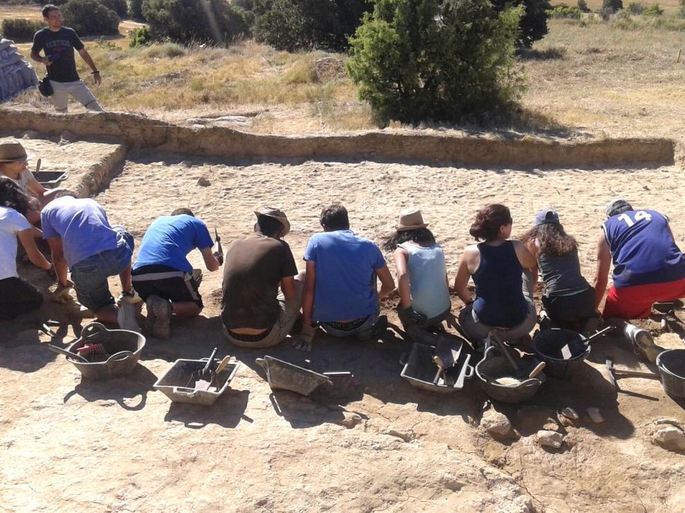 El yacimiento de Marcuello inicia este lunes su 8ª campaña de excavaciones