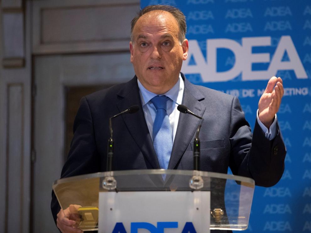 Tebas confía en que el caso Oikos se resuelva en catorce o dieciséis meses