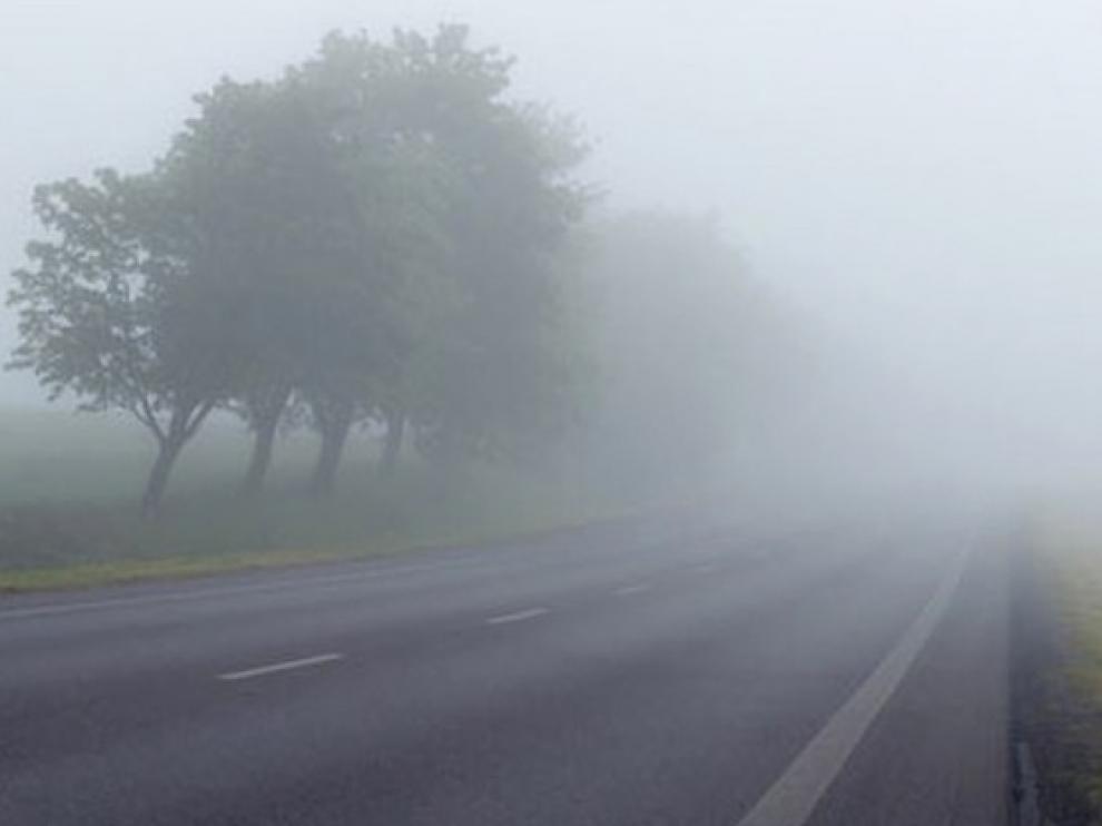 Alerta por nieblas intensas en la provincia de Huesca