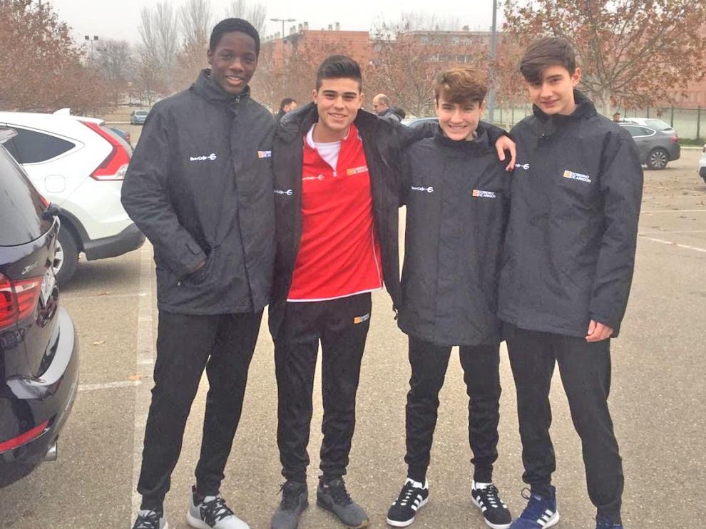 Póker cadete e infantil de BM. Huesca en Valladolid
