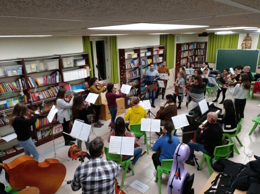 La Orquesta de Cámara de Huesca recibe el Año Nuevo