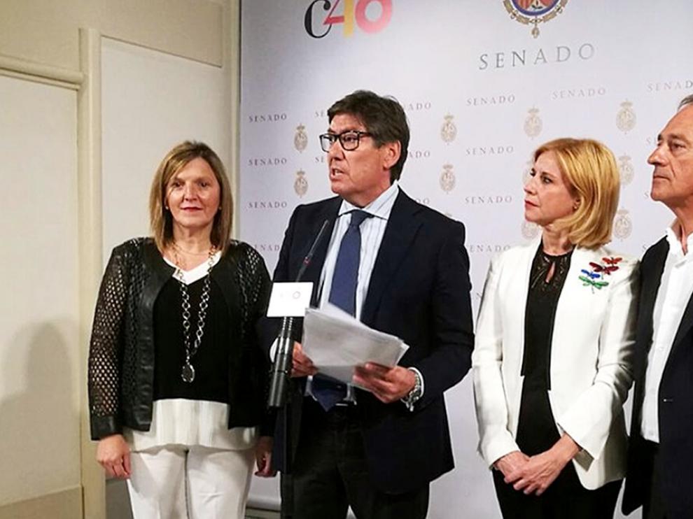 Aliaga pide a Fomento que invierta la partida para infraestructuras que el PAR logró para la provincia de Huesca