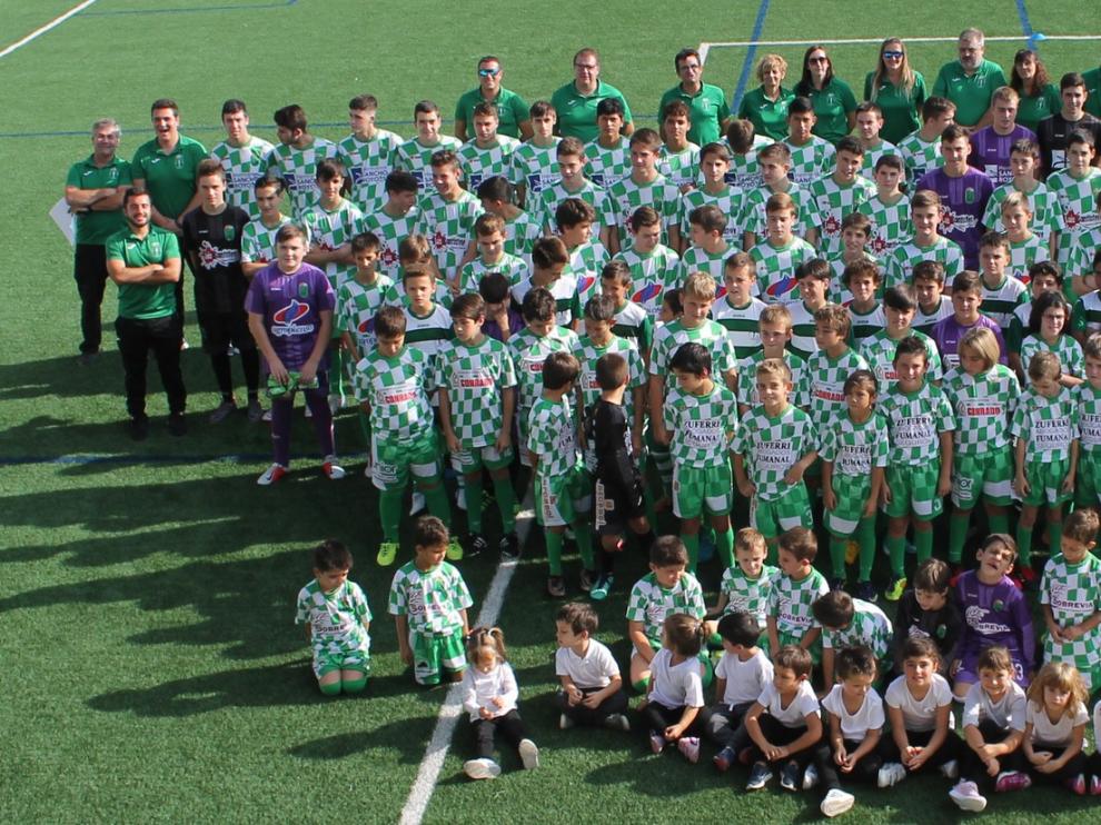 La ED La Litera presentó sus diversos equipos de fútbol, multideporte y psicomotricidad