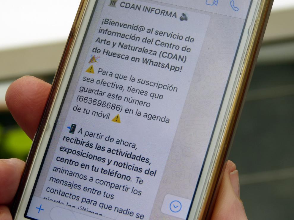 El CDAN pone en marcha un pionero servicio de comunicación en WhatsApp