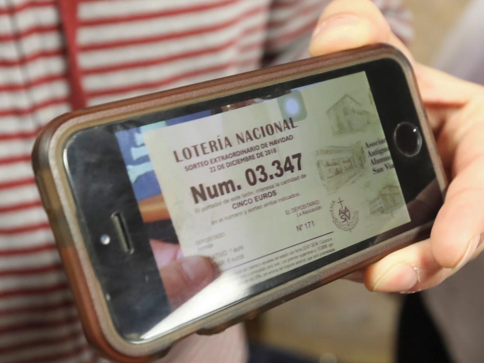 El cobro del Gordo en Huesca, en fase de comprobación de participaciones