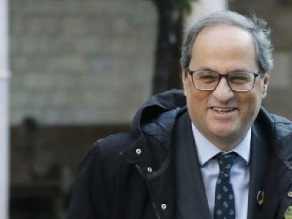 Torra avisa de que sin una propuesta de Sánchez no permitirán la tramitación de los Presupuestos Generales del Estado