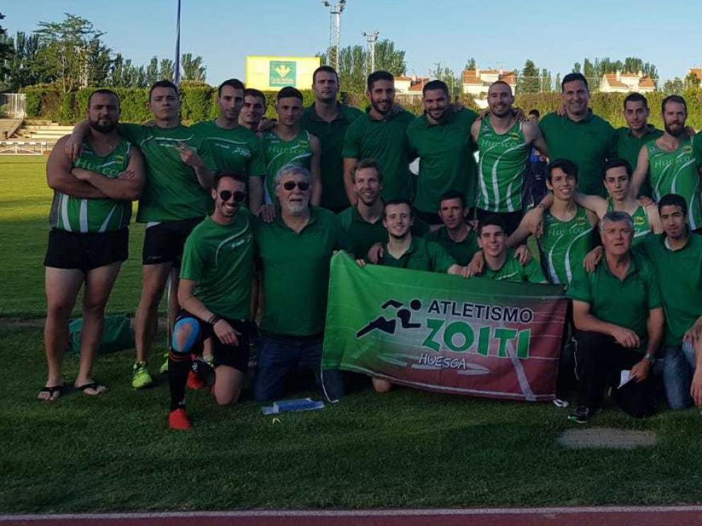 El equipo masculino de Intec-Zoiti de atletismo aparece en segunda posición